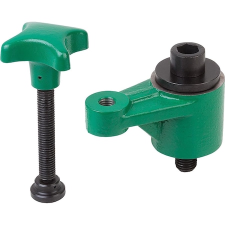 Kipp Swing Clamp Left+Right, Standard, Comp:Carbon Steel, L=100 K0019.02